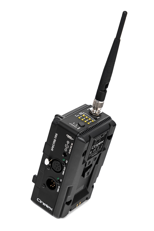 CINELEX TRX Wireless DMX Transmitter & Receiver (V-MOUNT)